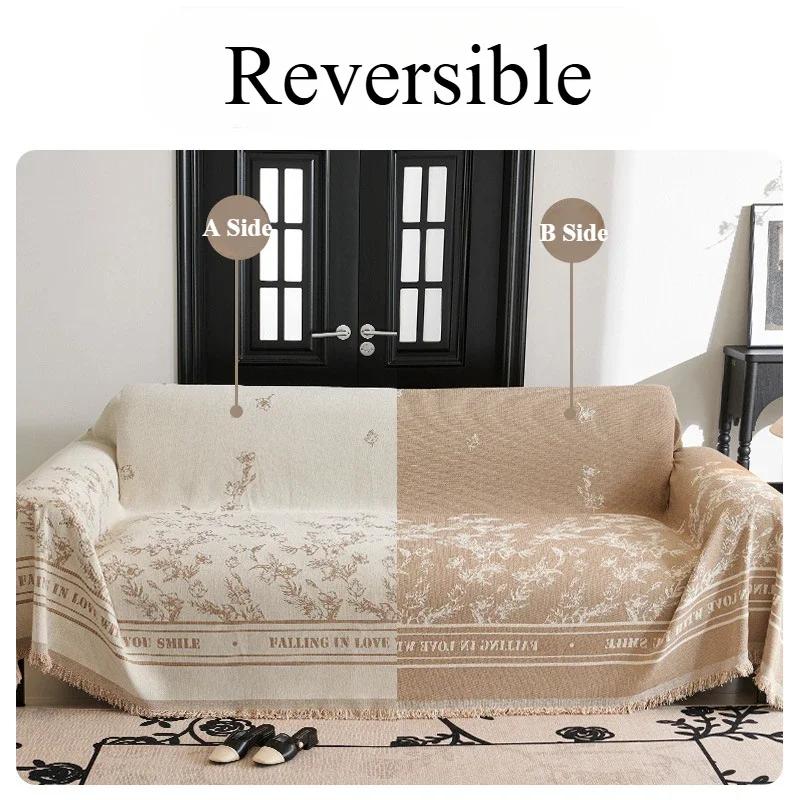 Soft Chenille Sofa Towel Universal Anti-cat Scratch Sofa Cover Durable Slipcover for Couch Futon Chair Cover Furniture Protector