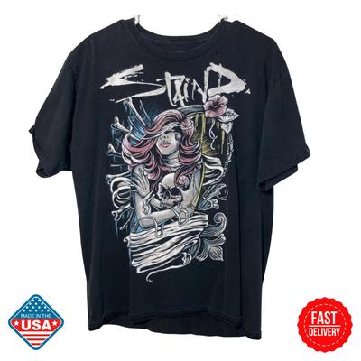 Staind Tour T Shirt Gift For Fan S-5XL T-shirt Staind Inspired Unisex Tee NEW Unisex T-Shirt