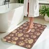 1PC Paw Print Pattern Kitchen Rug Non-Slip Door Mats Pop Design Bathroom Rug Bath Mat Carpet for Home Sink Laundry Decor