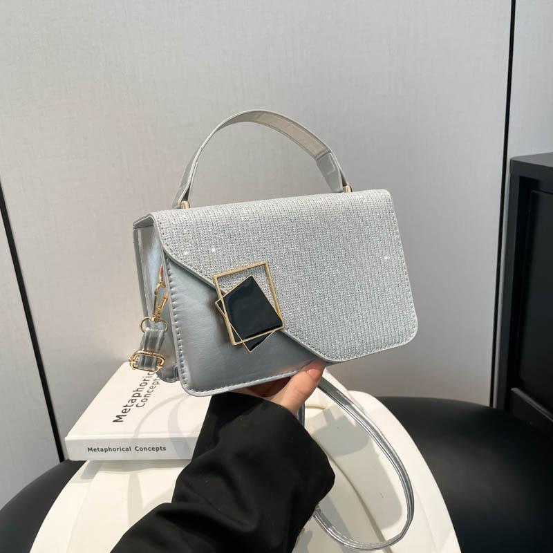 Fashion shoulder messenger bag, beautiful texture, textured bag 2025 new trendy women's bag, handbag, small square bag