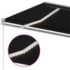 Manual Retractable Awning with LED Lights 600 x 300 cm Anthracite