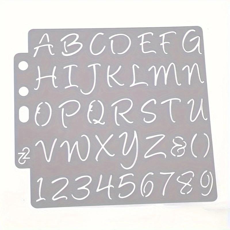 DIY Craft Alphabet Letter Stencils Template Painting Scrapbooking Embossing Stamping Album Card Decorative Embossing Paper Cards