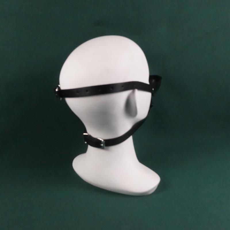 Adjustable Mouth Gag with Funnel for Deep Throat Training and Humanoid Toilet Roleplay