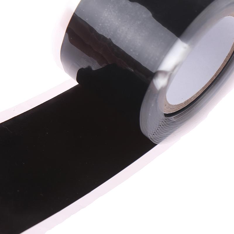 2.5Cm*1.5M Black Waterproof Tape Powerful Strong Rubber Seal Repair Tape