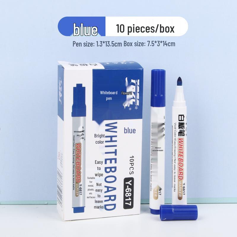 Erasable Whiteboard Marker Set: Large Capacity, Broad Tip, Easy Erase, Colors Included: Red, Blue, Black, Ideal for Teachers & Kids Drawing Boards.