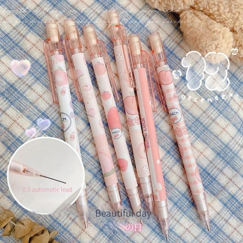 Kawaii Mechanical Pencil set 0.5/0.7mm 2B Refill Cute Cartoon Automatic Pencils School Office Supplies Child Gift Statione