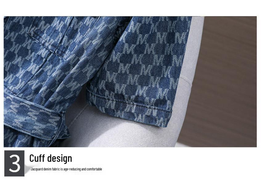 Zeštíhlující džínové šaty plus size - Léto 2024 Dámská móda na jednořadé zapínání