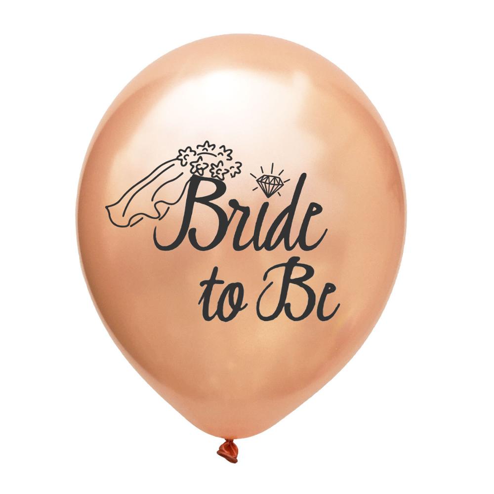 Bride to Be Team Bride Latex Balloon Party Wedding Birthday Party Balloons Supplies