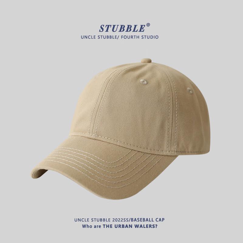 

Xuelunduo Large Head Khaki Soft-Top Baseball Cap