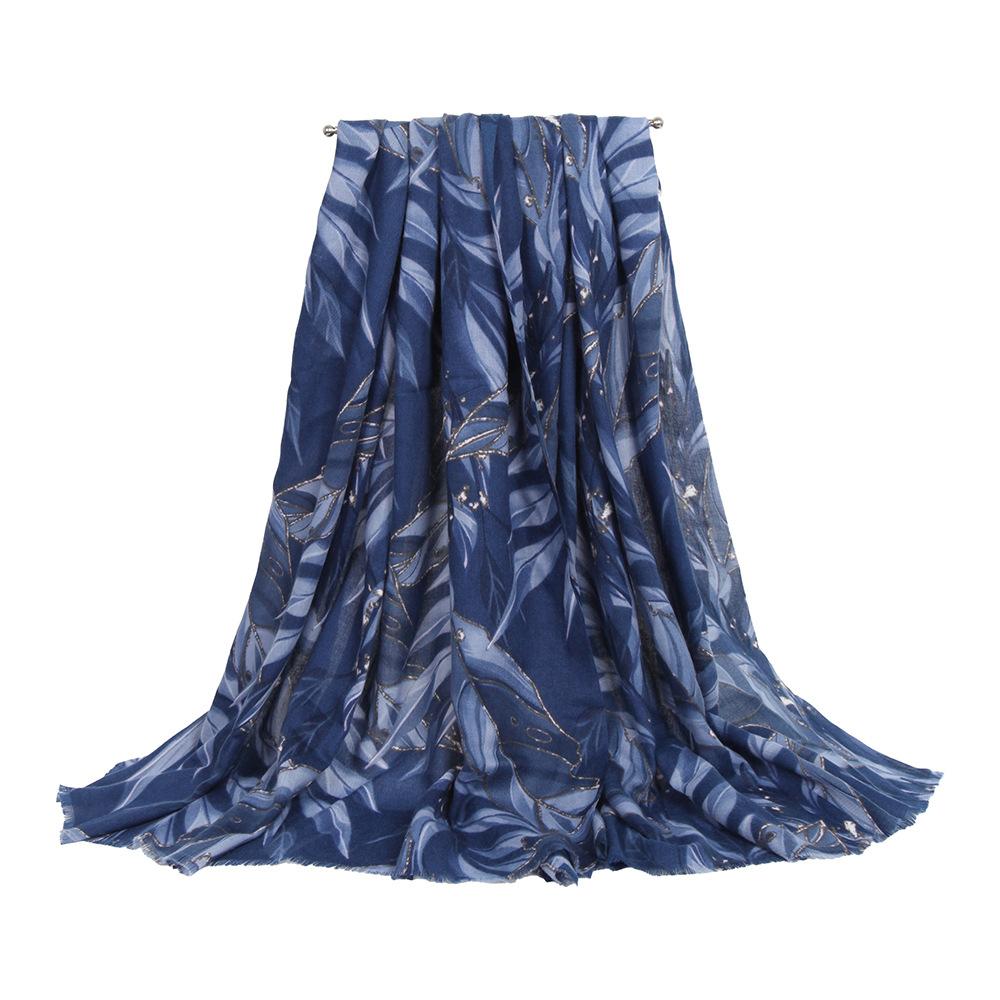 Women Winter Elegant Knitted Scarf Headscarf Casual Retro Print Soft Warm Scarve Lady Mujer Foulard Bandana Long Wrap Shawl New