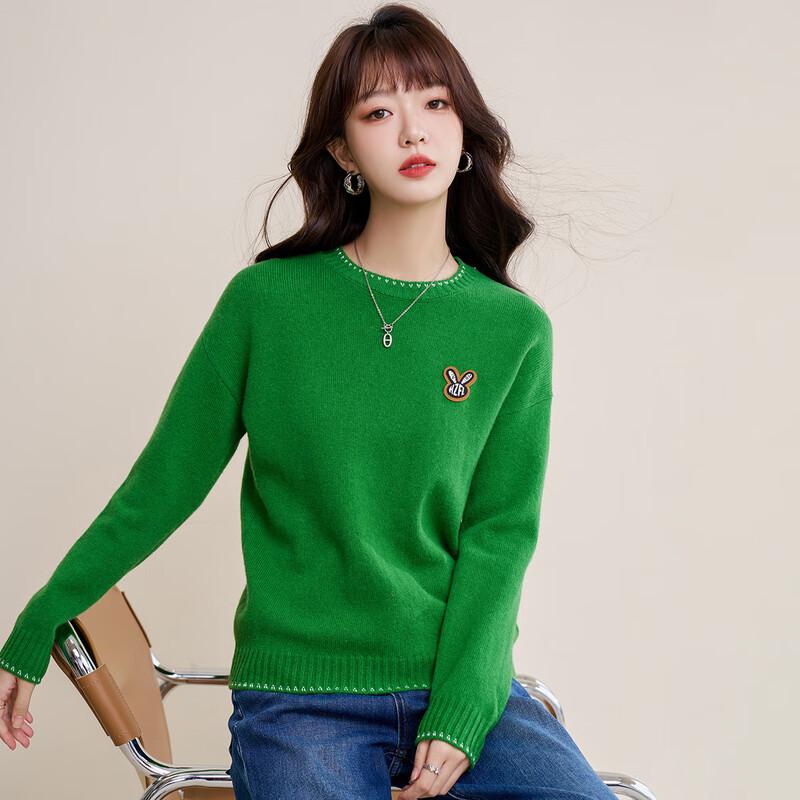

Mokana Women s Long-Sleeve Wool Sweater MKNJD2407 One Size