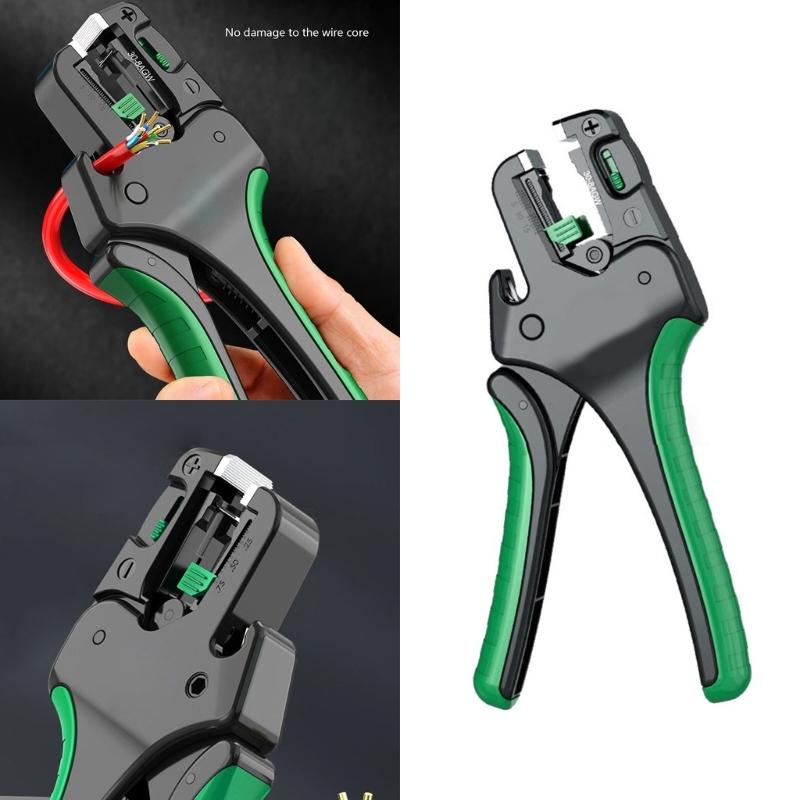 Wire Stripper Multifunctional Cable Stripper Wire Cutter Wire Crimper Professional Automatic Wire Stripping Pliers Tool