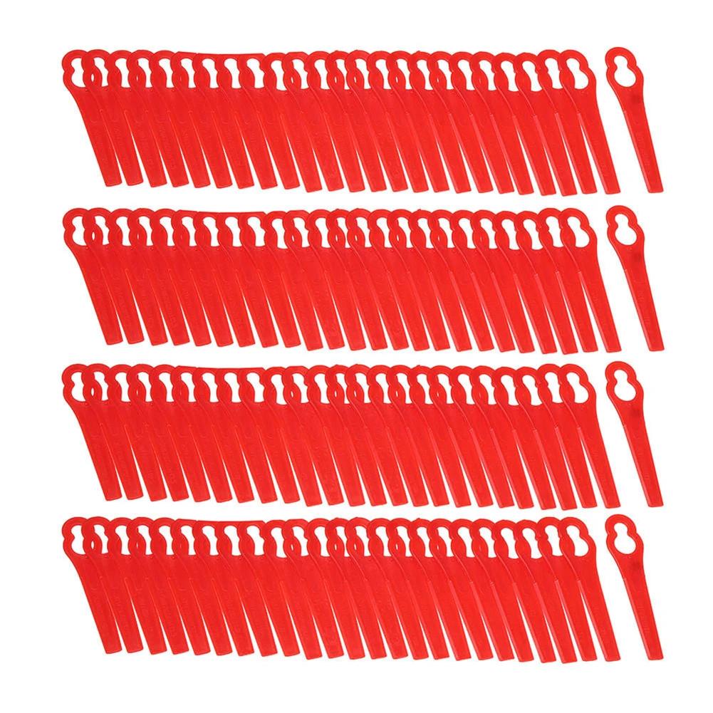 20/60/100/120pcs Strimmer Blades Plastic L83 Grass Cutting Blade Durable Grass Trimming Machine Blade for Cordless Grass Trimmer