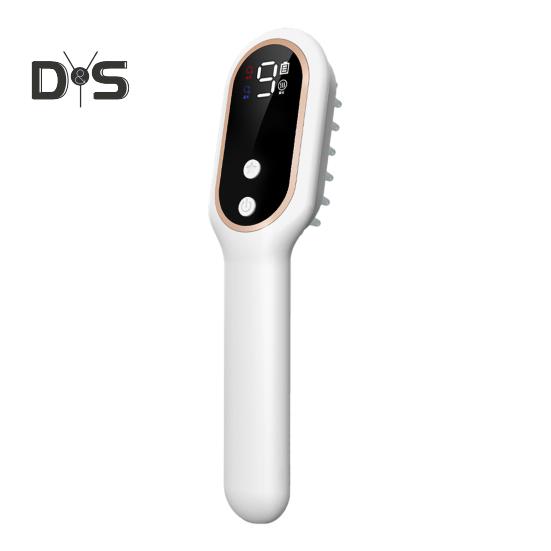 

Расческа для роста волос, красно-синяя светотерапия, устройство для роста волос, электрический массажер для кожи головы, для роста волос, лечение алопеции белый