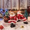 Santa Claus Table Side Ornament Home Christmas Gift Scene Christmas Ornaments Resin Crafts