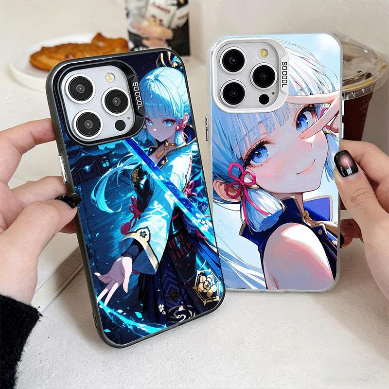Genshin Impact Kamisato Ayaka Soft Phone Case for iPhone 15 16 17 Pro Max 17Air 16E 14 Plus 13 12 Mini Shockproof Cover Back She
