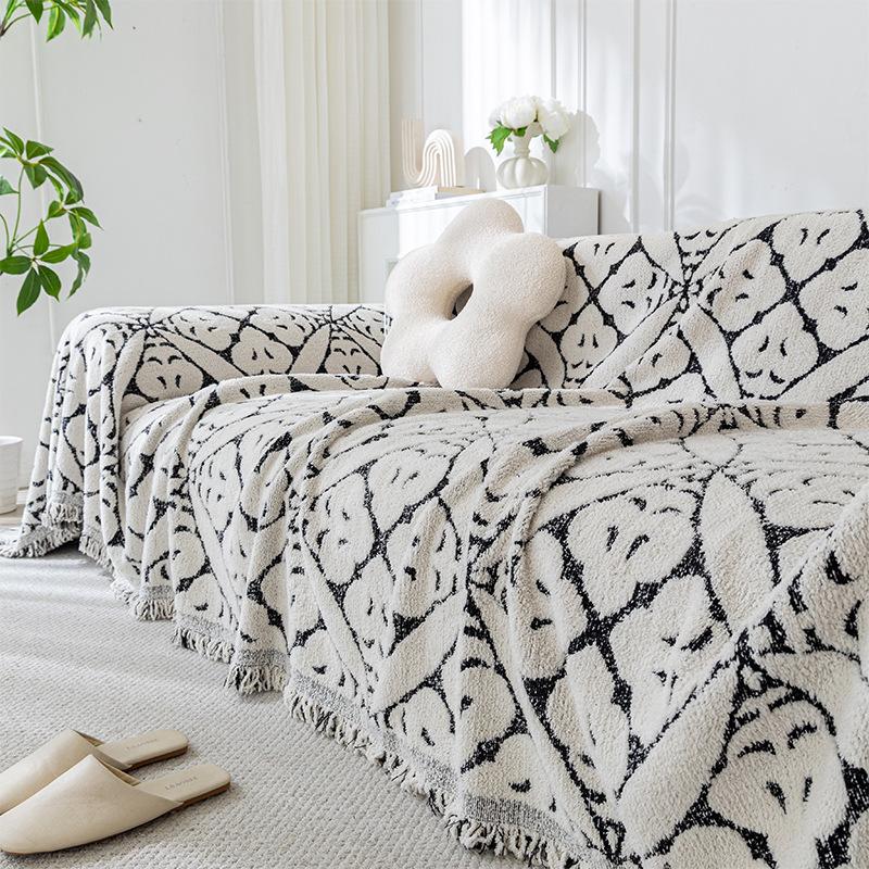 Nordic Style Autumn and Winter Sofa Towel High-Grade Sofa Cover Cloth Four Seasons Universal Anti-Scratching Sofa Cover Sofa Cover