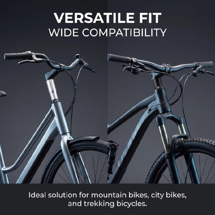 Bike Handlebars Stem Risers in Aluminum Alloy, A Stem Connection Component for Commuting and Long-Distances Bicycles Ride