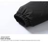 Unisex Cotton Padded Stand Collar Bread Coat - Autumn/Winter Casual Solid Color Jacket