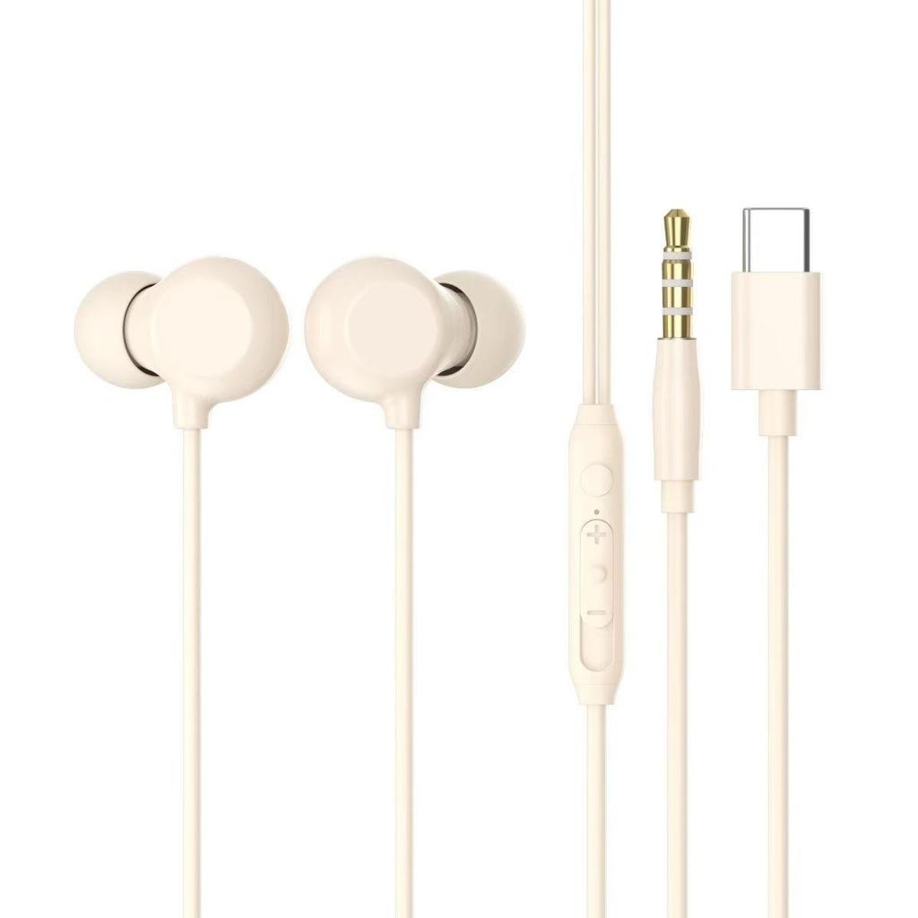 Comfortable Type-C Wired In-Ear Sleep & Gaming Earphones - Painless Long Wear Design