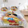 3pcs Pinocchio Character Printed Bedding Set, Soft and Comfortable Quilt Cover for Bedroom S078