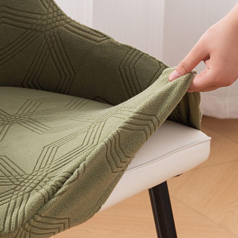 Elastic Spandex Stretch Chair Cover Stretch Jacquard Jacquard Chair Cover Kitchen
