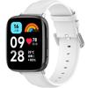 Bracelet en cuir pour Xiaomi Redmi Watch 3 Active, Blanc