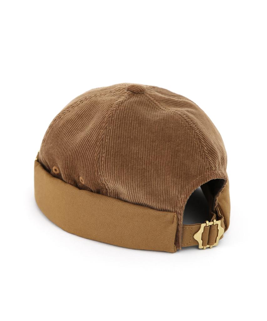 Eondeokeonteulolseutyudio Corduroy Brimless Cap Half Moon / Corduroy Mix / Desert