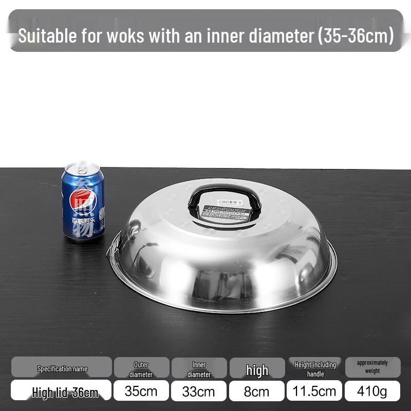 Zhaoran Stainless Steel High Dome Visible Pot Lid