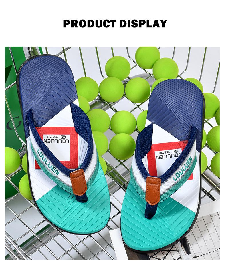 Men's 2025 Non-Slip EVA Flip-Flops: Casual Outdoor Beach Sandals