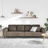 Living Room Sofa Dark Gray 250 x 77 x 76 cm