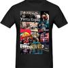 Fuerza Music Regida Shirt Men's Fashion Breathable Crew Neck Short Sleeve T-Shirt Personalised Printed Cotton Tees Black