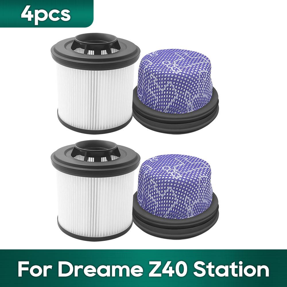 Compatible for Dreame Z40 Station Accessories Hepa Filter Dust Bag