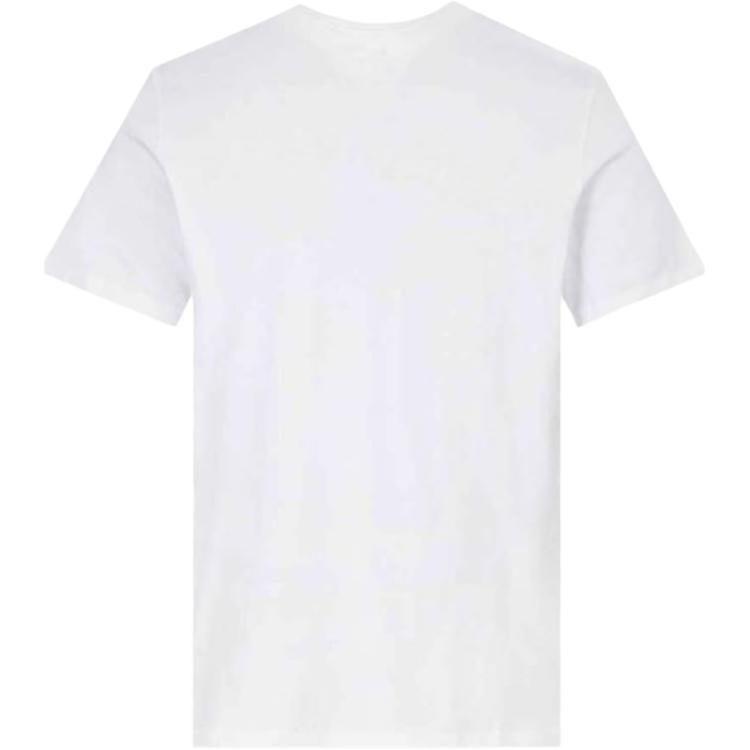 Nike T Shirts Men's White Crew Neck Moderate Straight Fit CT6527-100