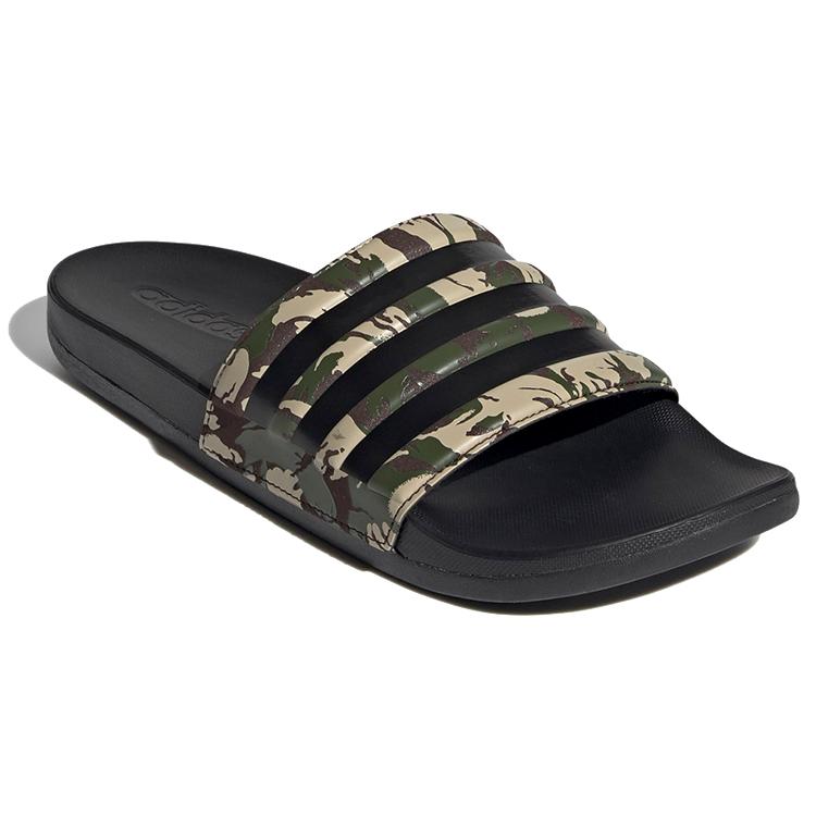 New Adilette Adidas Comfort Slides 'Wild Pine Camo' FZ4686