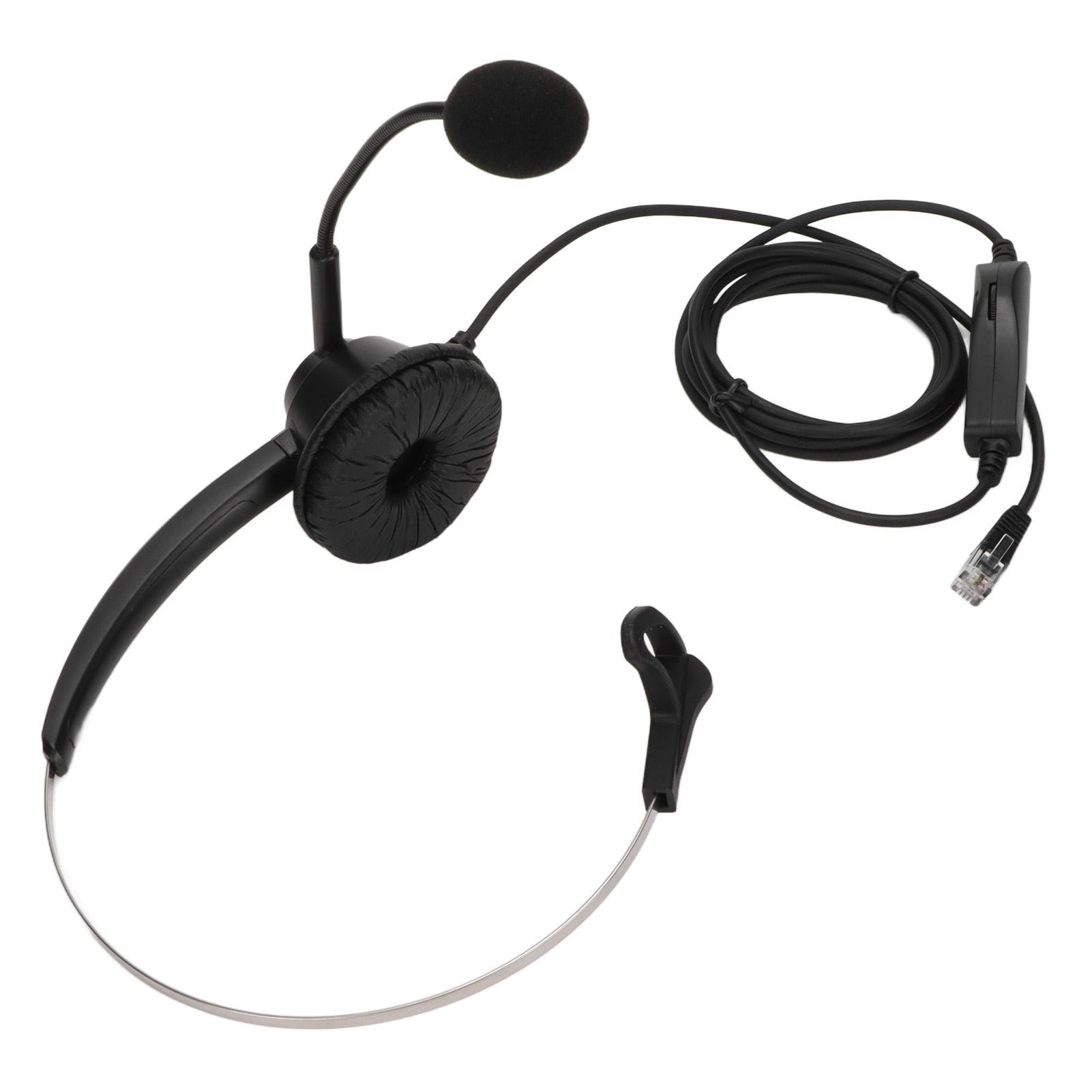 

H360‑RJ9‑MV Telephone Headset RJ9 Business Headset with Microphone for Call Center Customer Service Online Course