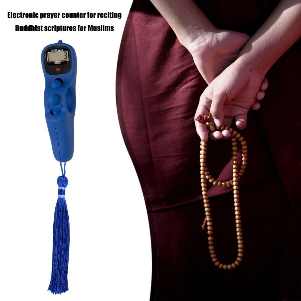 New Tasbih Easy With LED Resettable Rosary Beads Timer For Muslim Pray Electronics Digital Counter