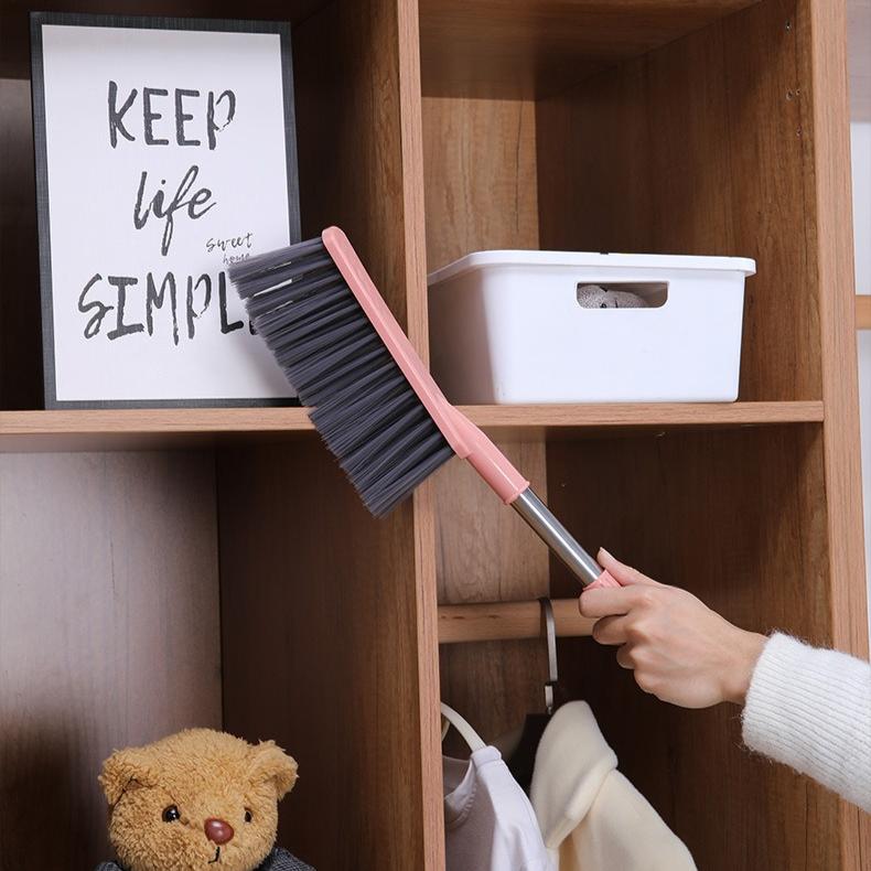 Multi Functional Brush Durable Stainless Steel Long Handle Room Gap Bed Desktop Sofa Dust Removal Brush Household Cleaning Tool