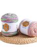 Hand-Dyed Rainbow Flock Yarn for DIY Knitting – Perfect for Scarves, Hats & Sweaters
