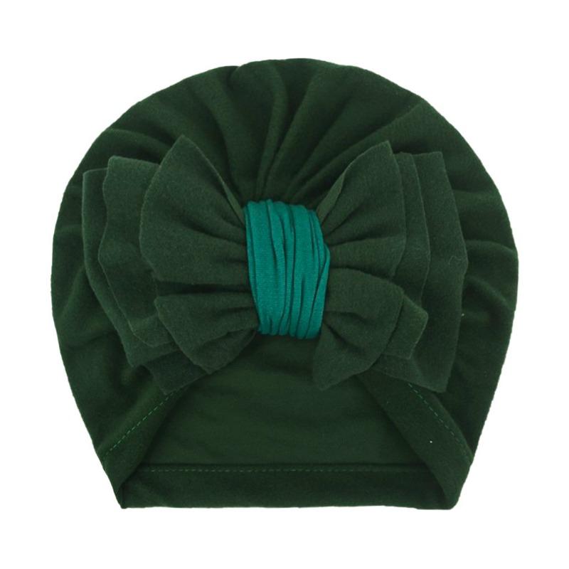 New baby products, baby bow headscarf hat, children's autumn and winter warm hat, girls' hat