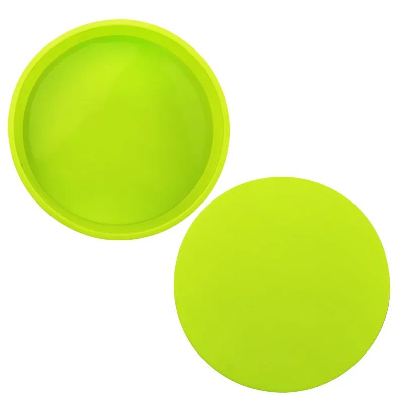 

8 Inch Silicone Round Cake Pan Non-stick Baking Mould Bakeware Tray Bakery Baking Pan Home Kitchen Cake Baking Supplies зелений