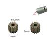 Durable Electric Hand Drill Gear 2Pcs 9-16 Teeth Parts Fit 550 775 Motor Shafts for Cordless Charging Drill Replacement