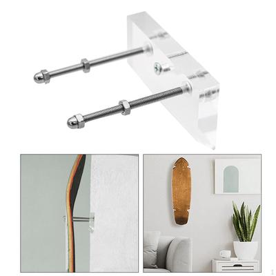 Acryl Skateboard Wandhalterung Longboard Ski Skate Board Organizer Wohnzimmer Garage Snowboardständer