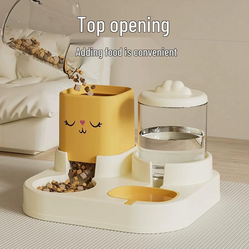 Automatic Pet Feeder and Water Bowl for Cats and Dogs