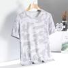Men Cooling T-shirt Breathable Loose Fit Summer T-Shirt Stylish Quick Drying Athletic Tee Shirt for Gym Beach Street