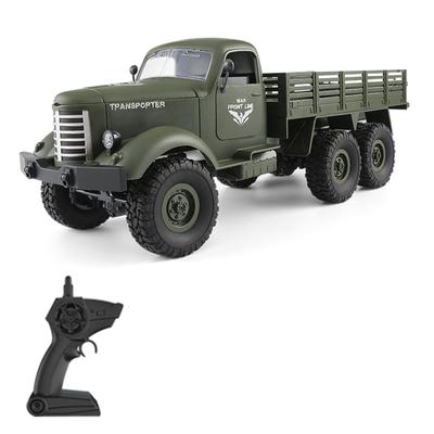Carro de controle remoto, caminhão de brinquedo elétrico de alta velocidade 6WD para meninos 2,4 GHz Off Road Veículo de controle remoto com faróis