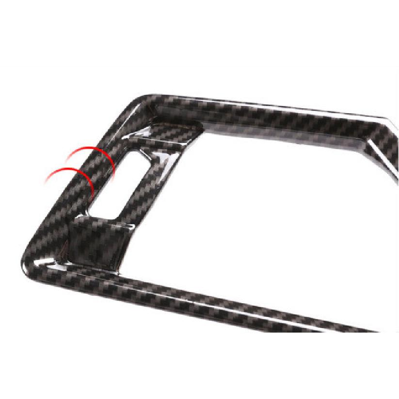 Side Outlet Vent Console Covers Trim Carbon Fiber For BMW 3 Series G20 -