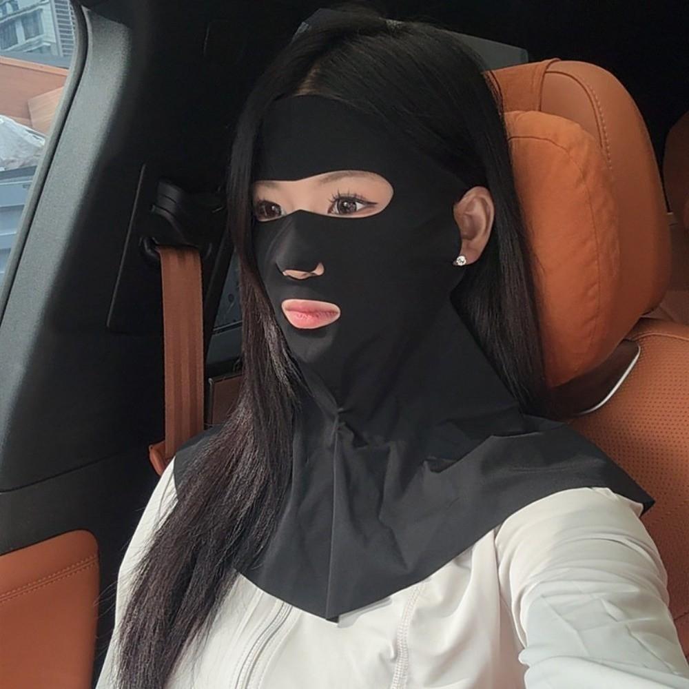 Breathable Sunscreen Face Shield Lightweight Can Drink Water Full-face Face Cover Neck Protection Sun Protection