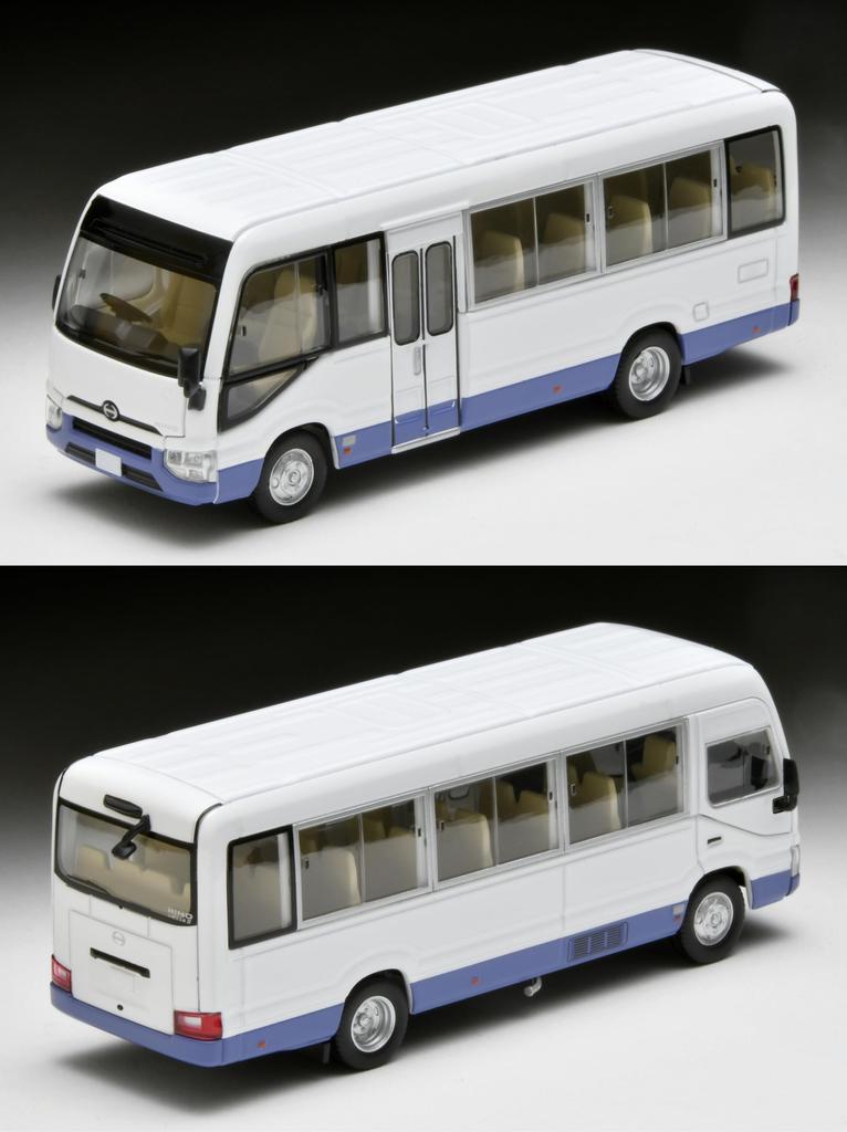 Tomica Limited Vintage Neo LV-N326a Hino Liesse II LX WhitePurple Finished Product