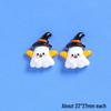 Halloween Resin Ghost & Pumpkin DIY Ornaments: Black Cat, Stickers, Hair & Phone Accessories